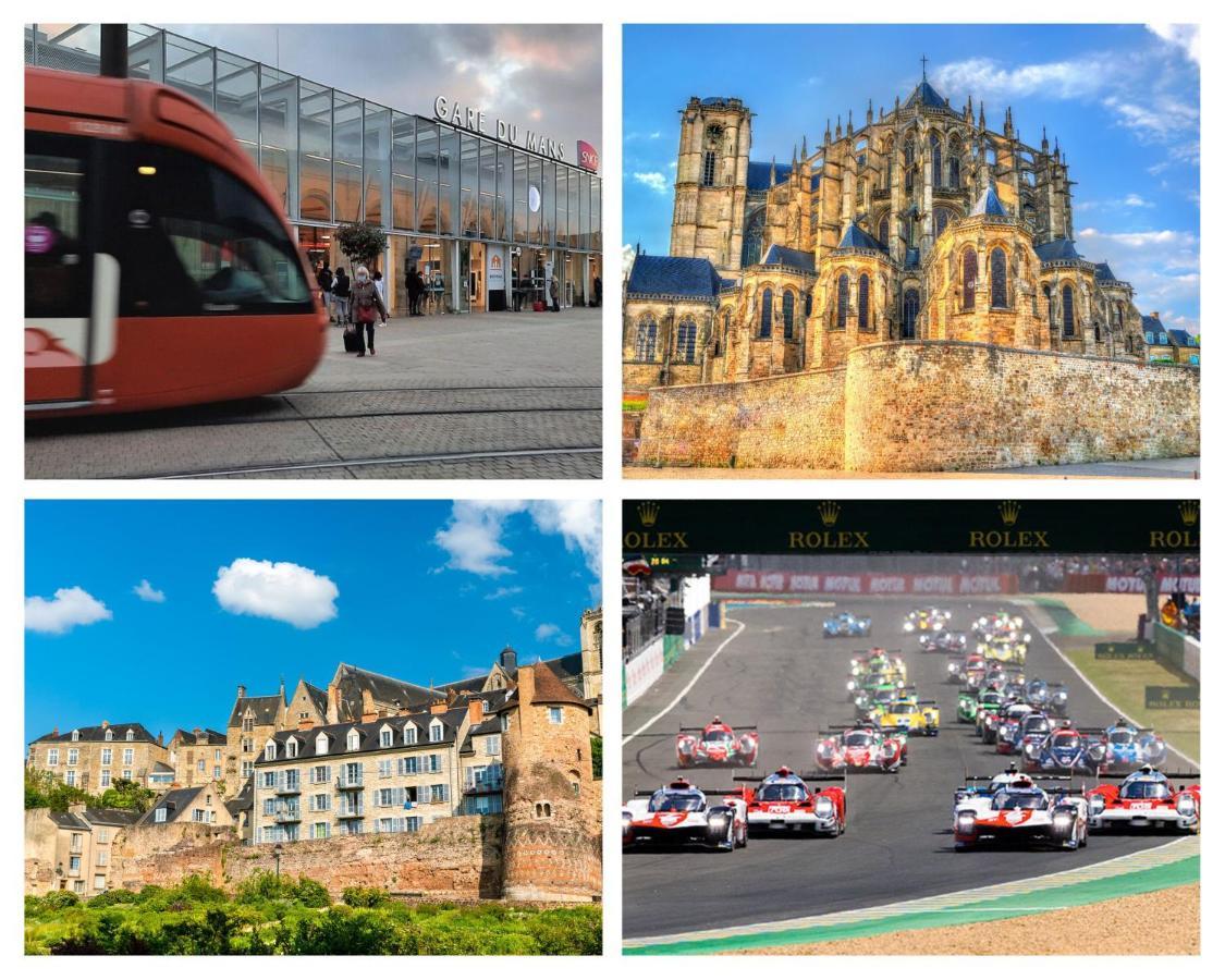 L'Appart K-Za Wifi Fibre Checkin Auto 6 Pers Le Mans Exterior photo
